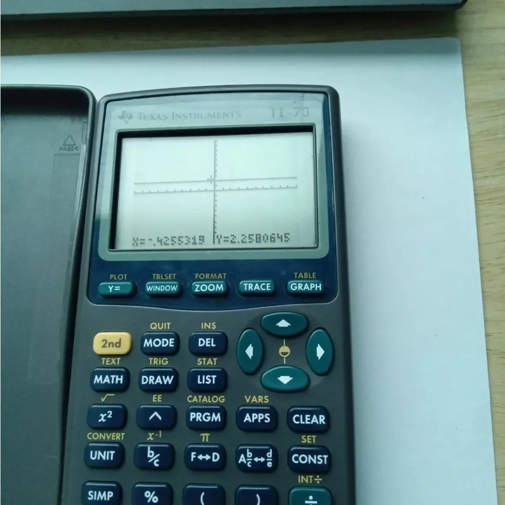 Texas Instruments TI 73 Graphing Calculator with Cover Tested Calculus - Picture 6 of 11